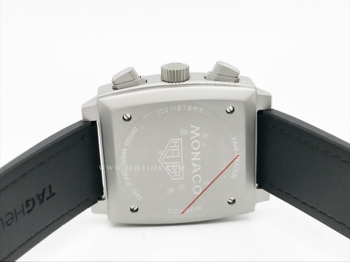 Tag Monaco Chronograph Black TI/RU Grey A8F VK63A