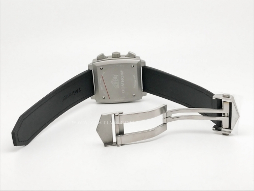 Tag Monaco Chronograph Black TI/RU Blk/Org A8F VK63A