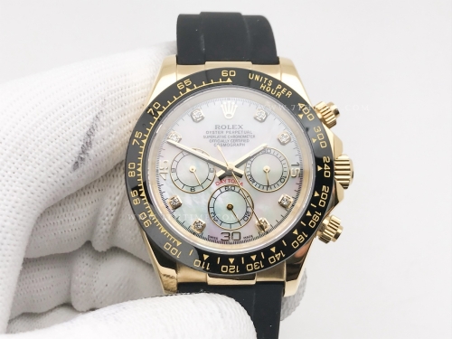 Daytona 126518 CER YG/RU M-Wht/Dia GDF A3836