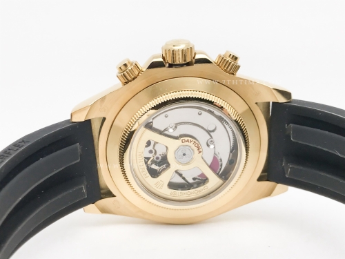 Daytona 126518 CER YG/RU Blk/Gold/Stk GDF A3836