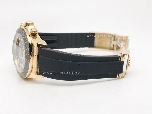 Daytona 126518 CER YG/RU Blk/Stk GDF A3836