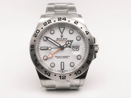 Explorer II 226570 904L SS/SS Wht C+F VR3285 CHS