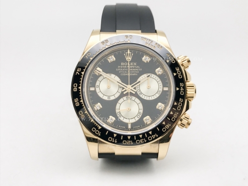 Daytona 126518LN CER YG/RU Blk/Gold/Dia RCF A4131