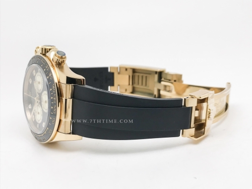 Daytona 126518LN CER YG/RU Blk/Gold/Dia RCF A4131