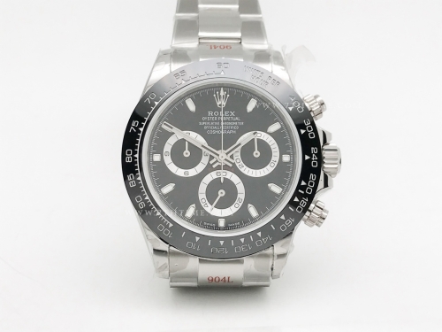 Daytona 116500 904L CER SS/SS Blk/Stk GMF A7750