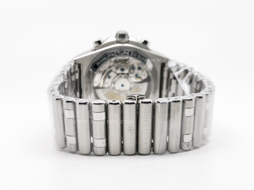 Chronomat B01 V2 SS/SS Silv/Blk/Stk TF Asia 7750