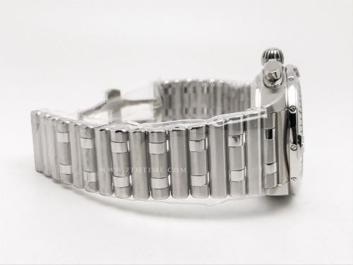 Chronomat B01 V2 SS/SS Blk/Silv/Stk TF Asia 7750