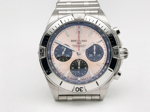 Chronomat B01 V2 SS/SS Brown/Blk/Stk TF Asia 7750