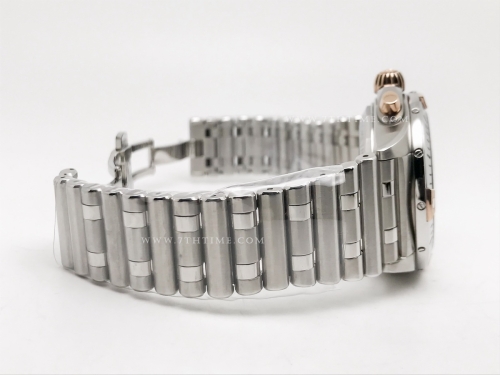 Chronomat B01 V2 RG/SS Silver/Stk TF Asia 7750