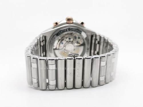 Chronomat B01 V2 RG/SS Silver/Stk TF Asia 7750