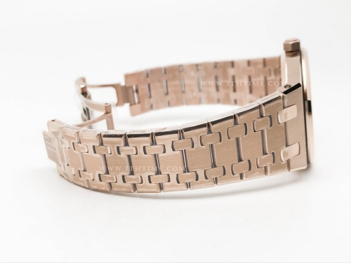 Royal Oak Ladies 67650OR RG/RG Blue/Stk ZF Sw Qtz