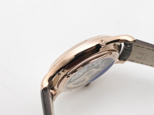 aster Ultra Thin Moonphase RG/LE White APSF A925