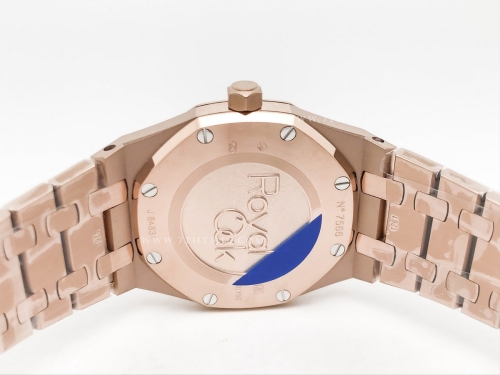 Royal Oak Ladies 67650OR RG/RG Blue/Stk ZF Sw Qtz