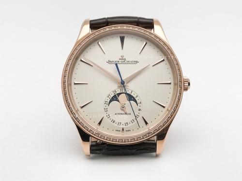 Master Ultra Thin Moonphase Dia RG/LE White APSF A925