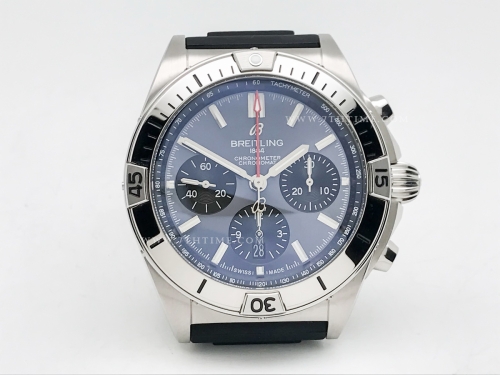 Chronomat B01 V2 SS/RU Blue/Blk/Stk TF Asia 7750