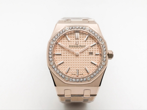 Royal Oak Ladies 67651OR Dia RG/RG RG/Stk ZF Sw Qtz
