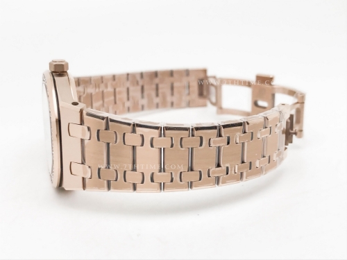 Royal Oak Ladies 67651OR Dia RG/RG RG/Stk ZF Sw Qtz