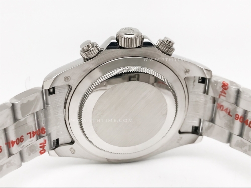 Daytona 126509 CER SS/SS Wht/Stk GDF A3836