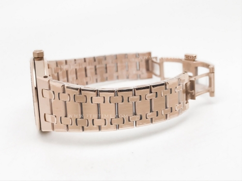 Royal Oak Ladies 67651OR Dia RG/RG Brn/Stk ZF Sw Qtz