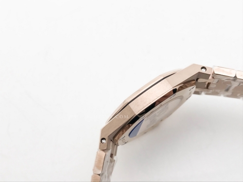 Royal Oak Ladies 67651OR Dia RG/RG Brn/Stk ZF Sw Qtz