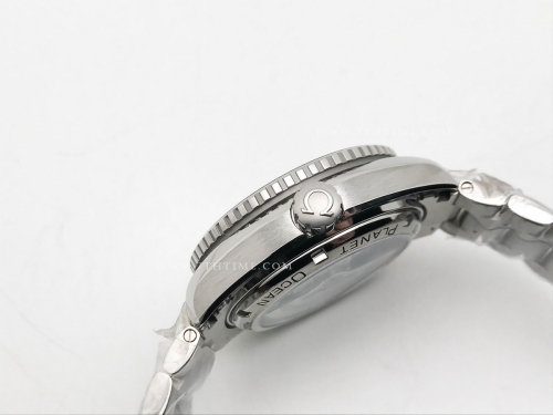 Planet Ocean 600M GMT Blk SS/SS Blk/Org BLS A8906