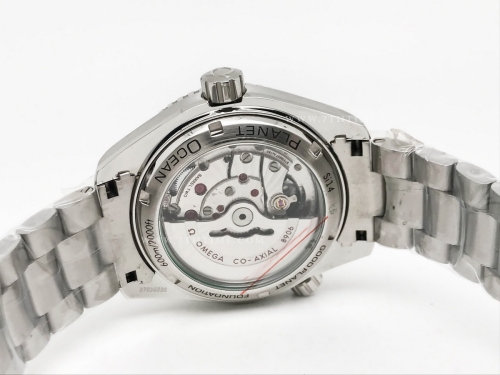 Planet Ocean 600M GMT Blk SS/SS Blk/Org BLS A8906