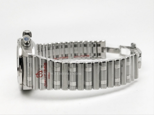 Chronomat B01 Ireland SS/SS Grn/Stk BLS Asia 7750