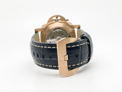 PAM1112 Lum. Marina 44mm RG/LE Blue TTF P9010