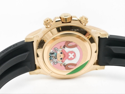 Daytona 116518 904L YG/RU Gold/Stk Clean A4130