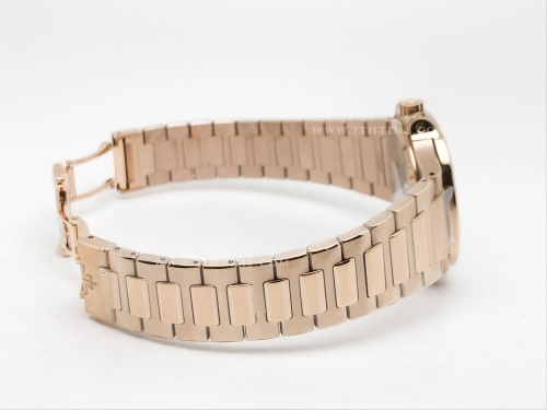 Nautilus Ladies 7118 35mm Dia RG/RG Wht/Stk PPF A324