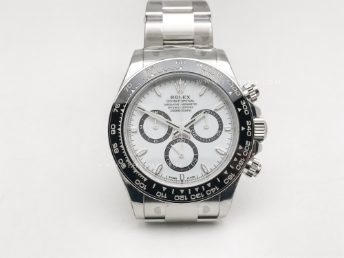 Daytona 126500 CER SS/SS White 904L SBF DD4802