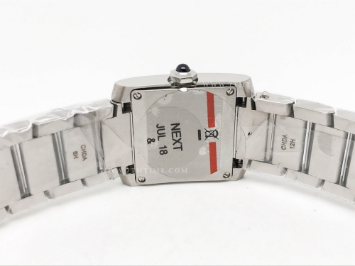 Ladies Cartier Tank Francaise Sml SS/SS Sil K11 Sw Qtz