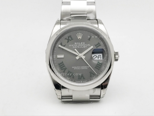 DJ 36mm Oys Smt 904L SS/SS Grey/Rm VSF VS3235