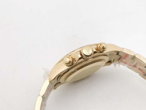 Daytona 116528 YG/YG Gold/Blk/Stk GDF A3836