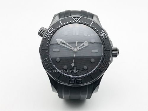 Seamaster 300m 43.5mm CER/RU All Black TWSF Asia 8806