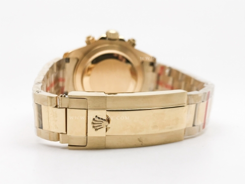 Daytona 116528 YG/YG Gold/Blk/Stk GDF A3836