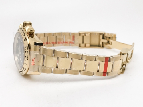 Daytona 116528 YG/YG Blk/Dia GDF A3836