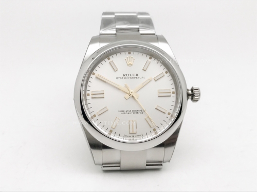 Oyster Pert. 41mm 124300 SS/SS Silver EWE A3230