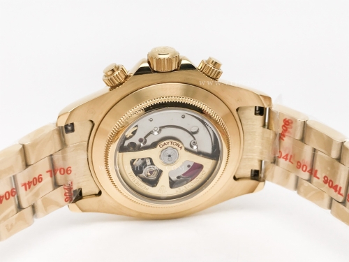 Daytona 126528 DIS YG/YG Gold/Blk/Stk GDF A3836