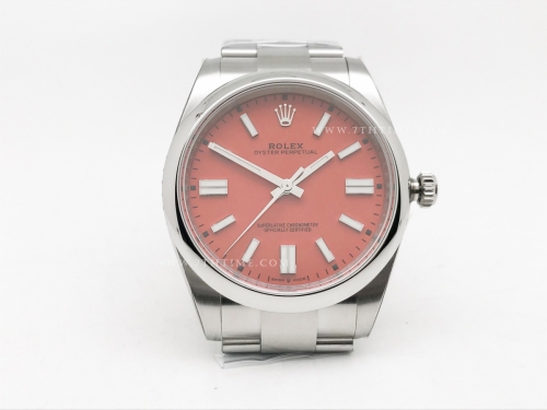 Oyster Pert. 41mm 124300 SS/SS Red EWE A3230