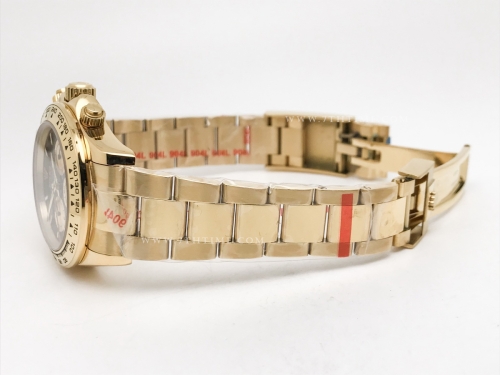 Daytona 126528 DIS YG/YG Blk/Gold/Stk GDF A3836