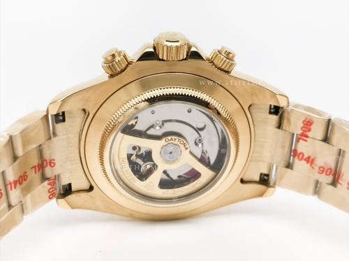 Daytona 126528 DIS YG/YG Blk/Gold/Stk GDF A3836