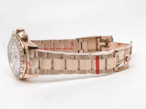 Daytona 116505 RG/RG White/Stk GDF A3836