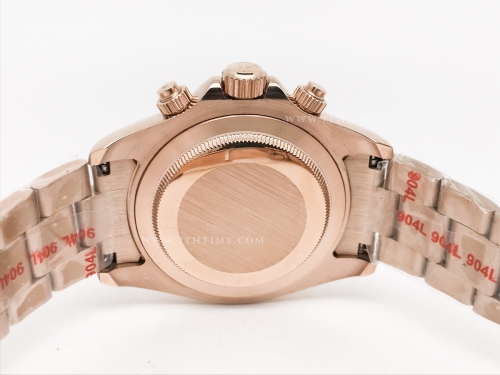 Daytona 116505 RG/RG Blk/Gold/Stk GDF A3836