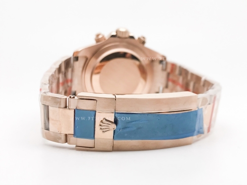 Daytona 116505 RG/RG Blk/Gold/Stk GDF A3836