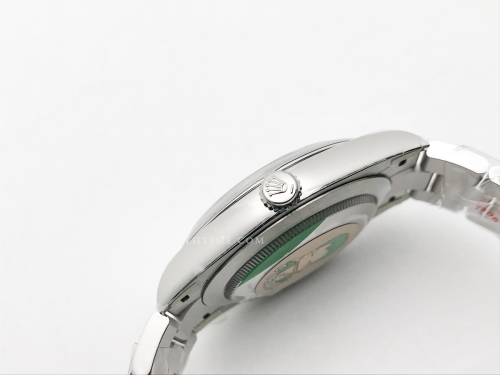 Oyster Pert 41mm 124300 Oys SS/SS Green Clean VR3230