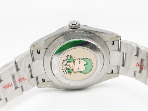 Oyster Pert 41mm 124300 Oys SS/SS Green Clean VR3230