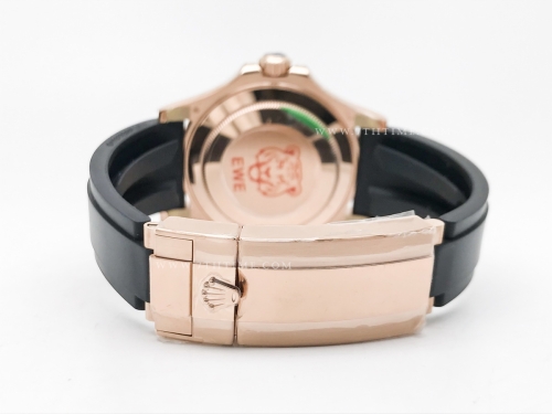 YachtMaster 126655 40mm 316F RG/RU Blk EWE A3235