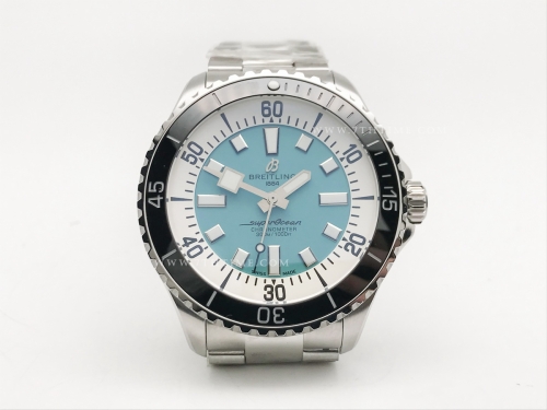 Superocean 44mm Blk SS/SS T-Blue TF Asia 2824