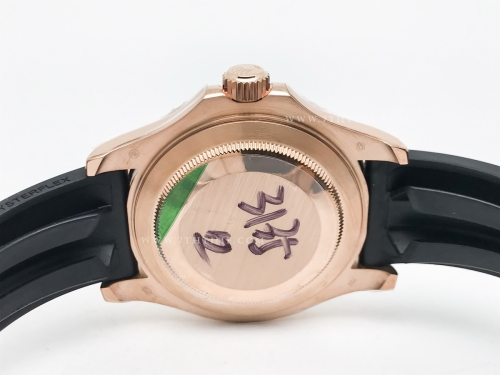 YachtMaster 126655 40mm RG/RU Blk BPF VR3135